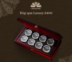 Hộp quà tặng Caviar de Duc combo 8x50gram